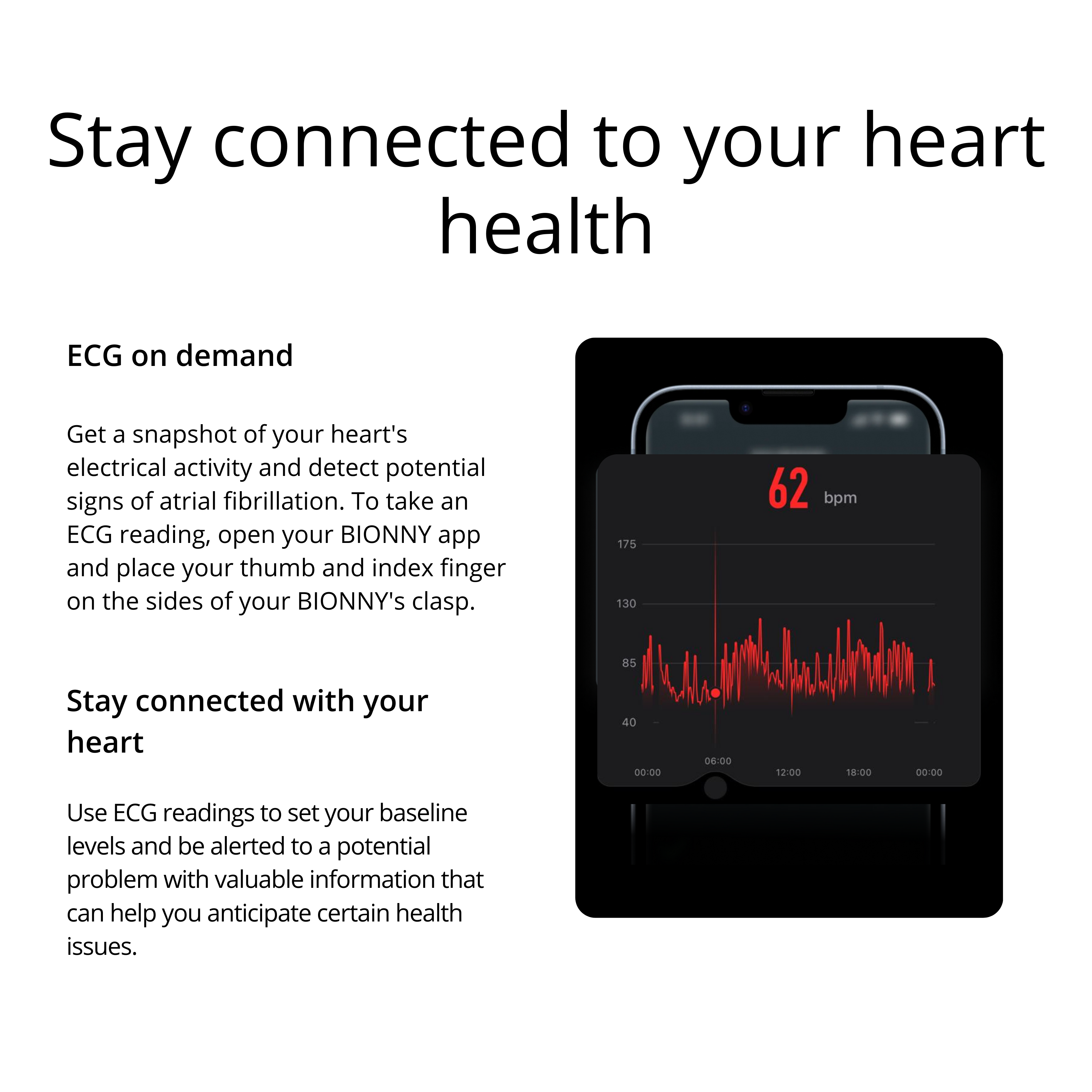 BIONNY 4.0 - The biometric health watch that understands your body better than you do.