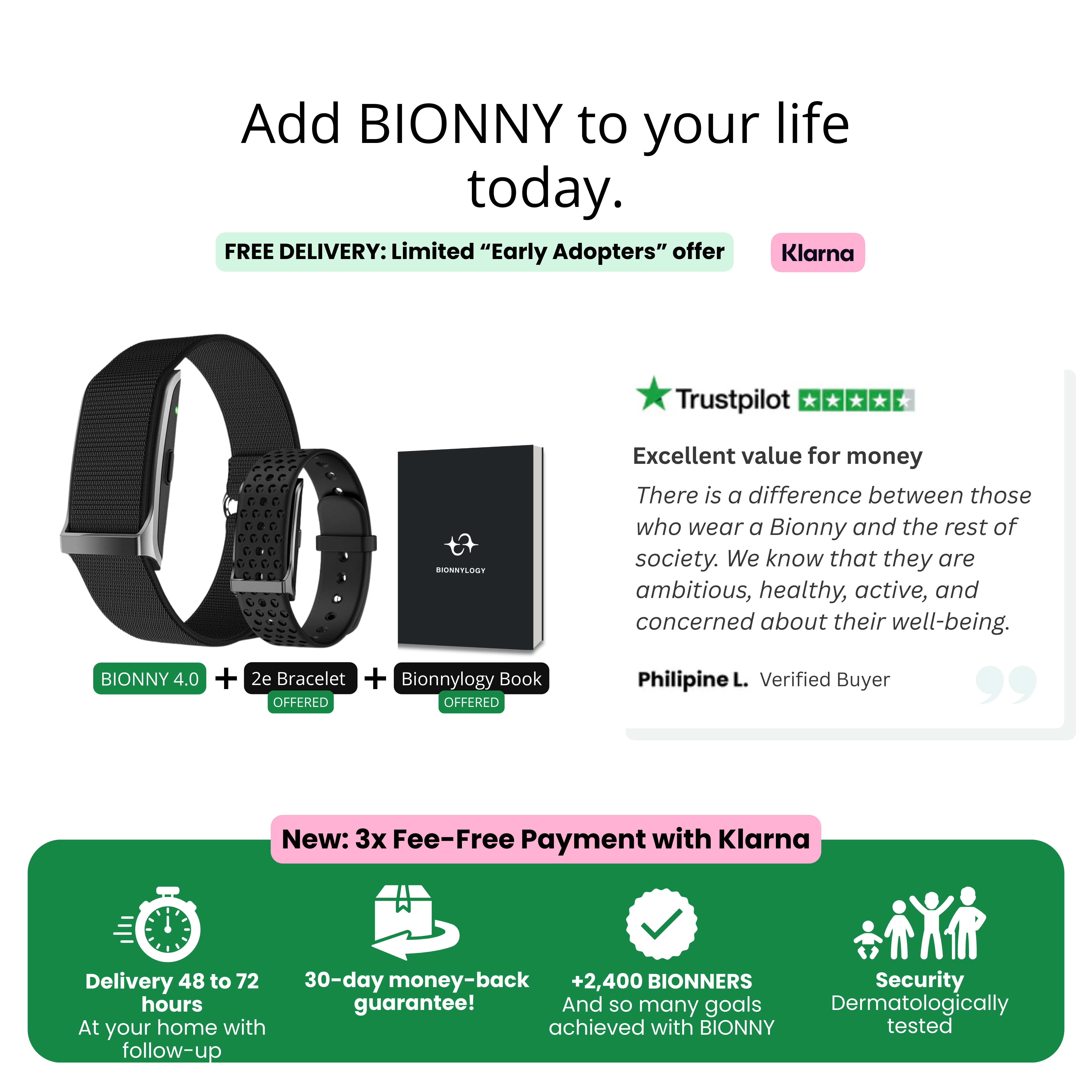 BIONNY 4.0 - The biometric health watch that understands your body better than you do.